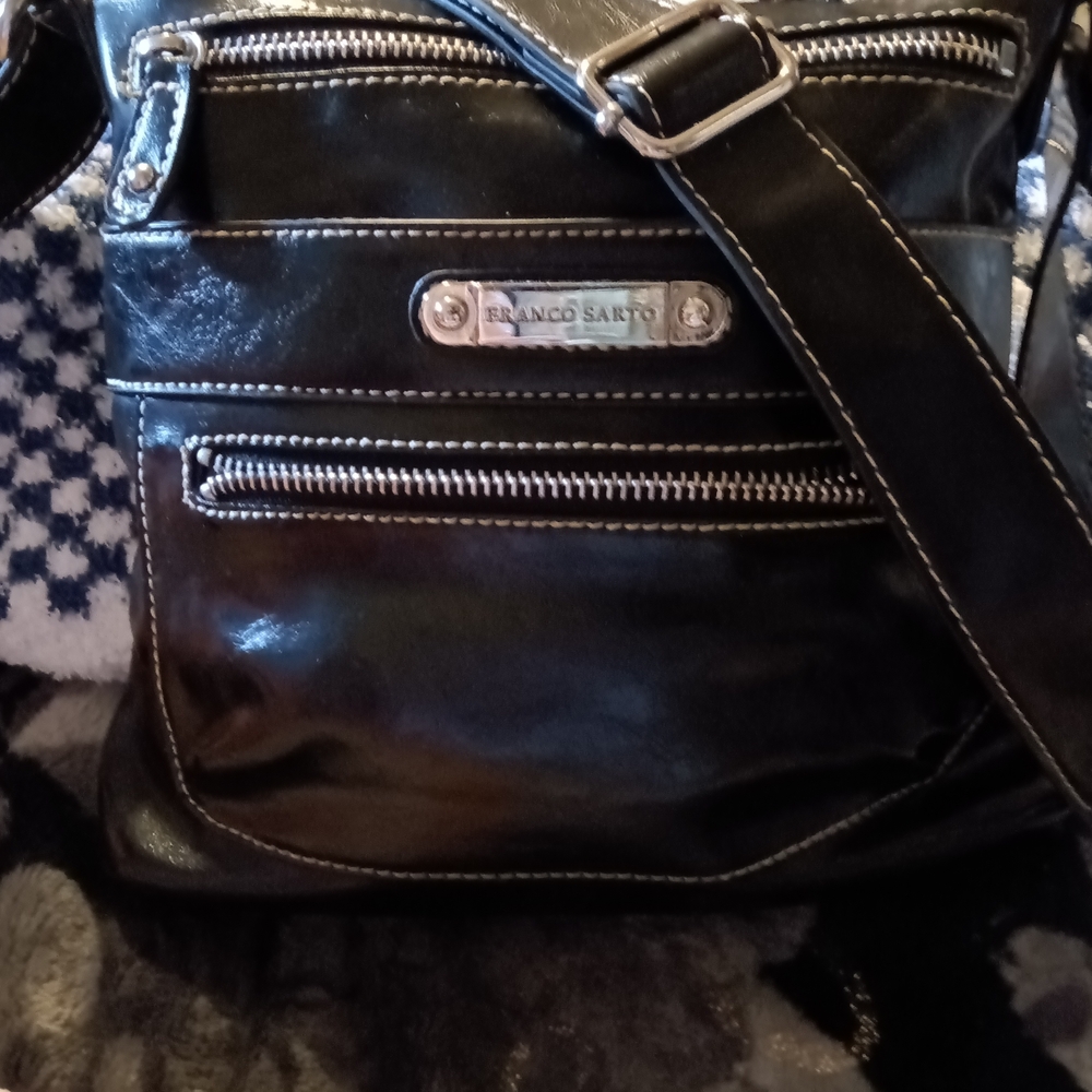 Franco Sarto Black Crossbody Bag